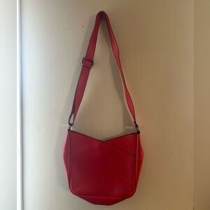 Calvin Klein Vibrant Red Shoulder Bag
